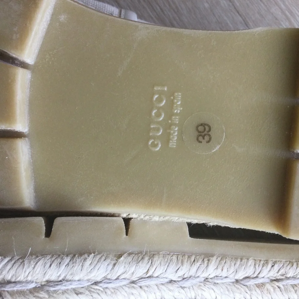 Gucci cream canvas